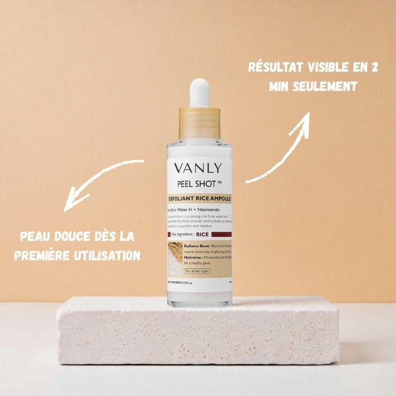 Exfoliant Coréen Peel Shot - Élimine toutes les Impuretés pour une peau lisse et brillante