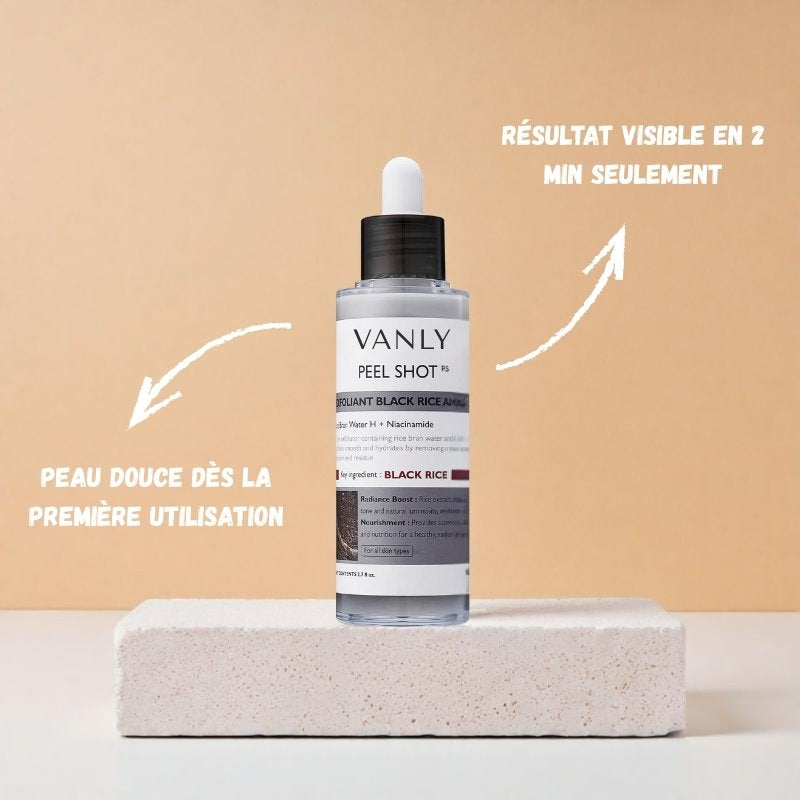 Exfoliant Coréen Peel Shot - Élimine toutes les Impuretés pour une peau lisse et brillante